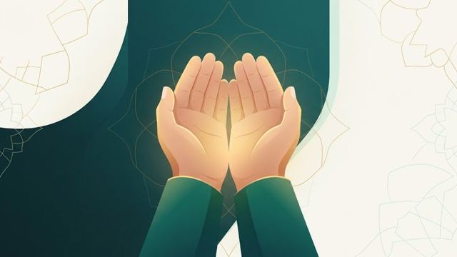 Dua tangan menengadah berdoa